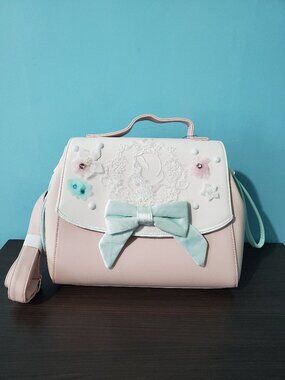 NWT Loungefly Disney Snow White and the Seven Dwarfs Lace Crossbody Bag Purse
